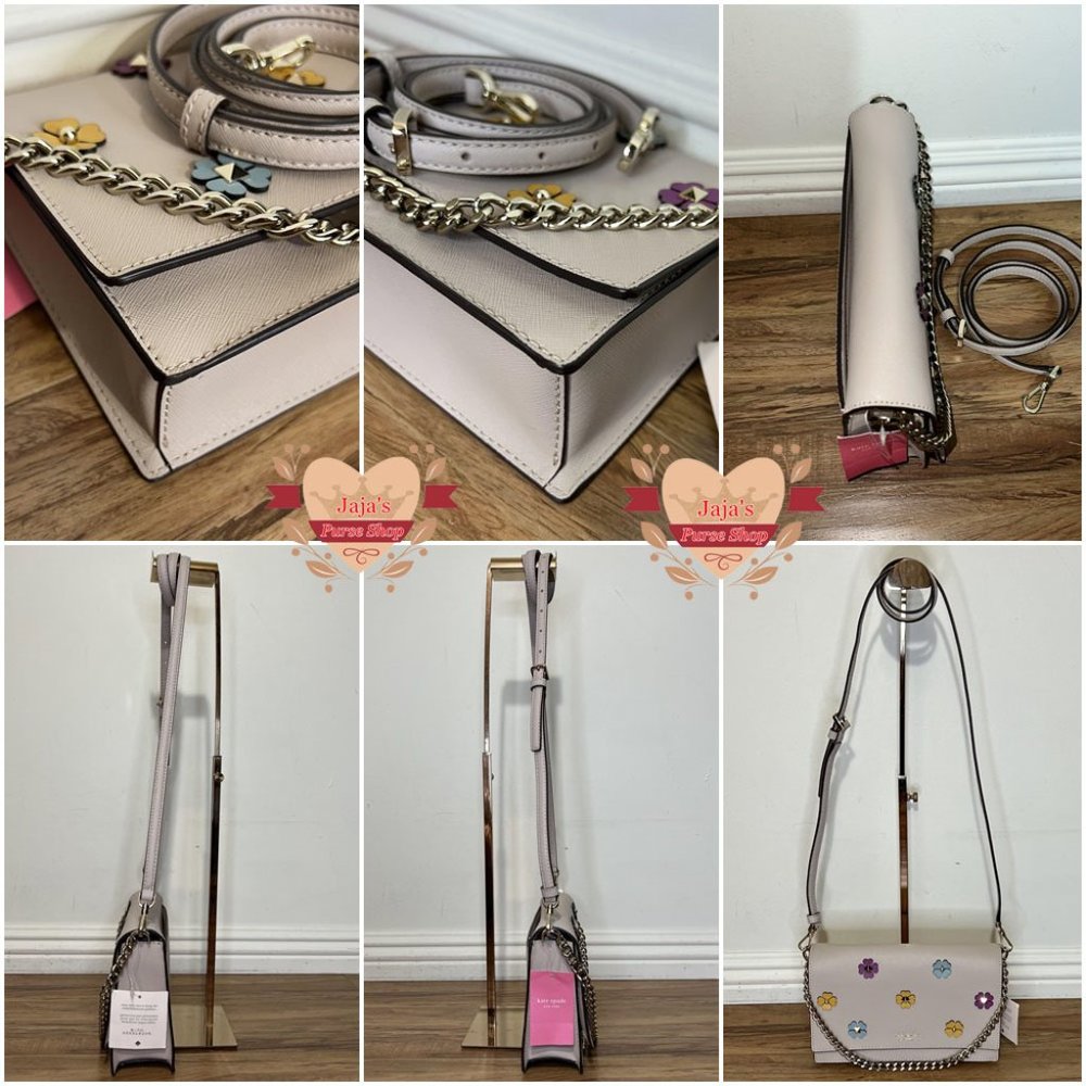 💜Kate Spade Leather Floral Crossbody Purse💜 - Picture 5 of 17